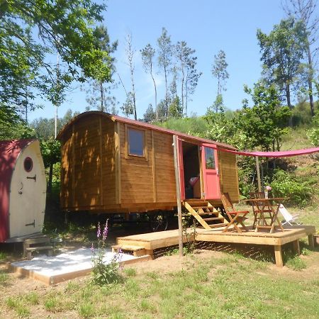 Rosa The Cosy Cabin - Gypsy Wagon - Shepherds Hut, River Views Off-Grid Eco Living Pedrogao Grande Exterior photo