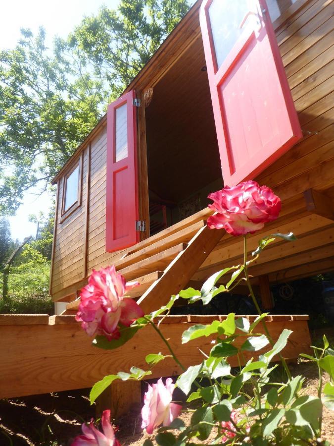 Rosa The Cosy Cabin - Gypsy Wagon - Shepherds Hut, River Views Off-Grid Eco Living Pedrogao Grande Exterior photo